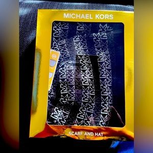 Michael Kors scarf and hat.